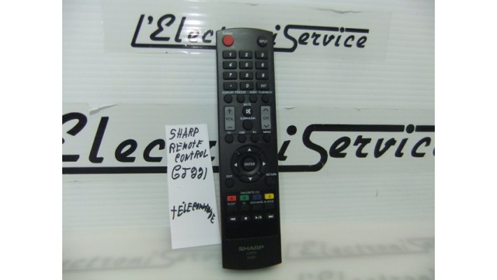SHARP GJ221 remote control